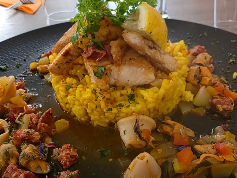Paella revisitée - Restaurant à Guillestre O'Délices